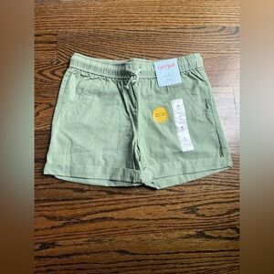 Cat & Jack adjustable waist girls shorts Sz. M (8) green NWT